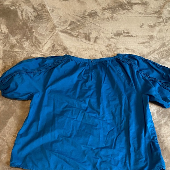 LOFT Blue Blouse - Picture 5 of 5